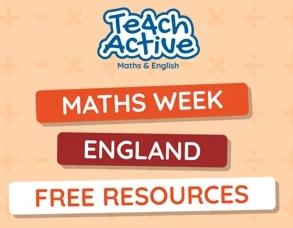 Text: Teach Active Maths Week England Free Resources