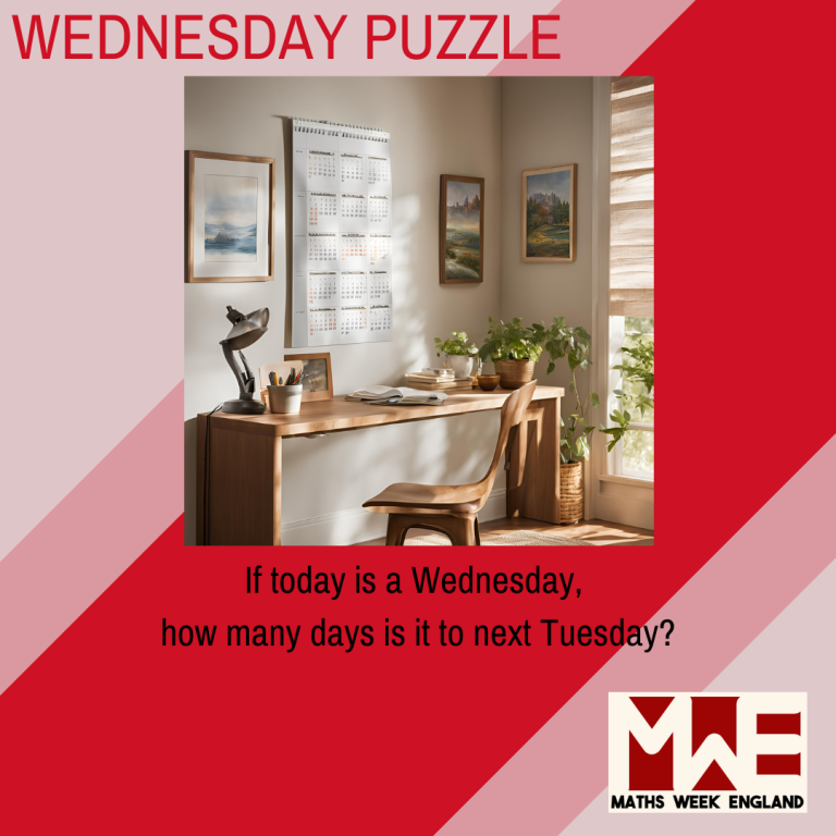 If today is Wednesday, how many days is it to next Tuesday?