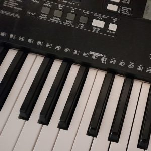 Photo of a piano keyboard