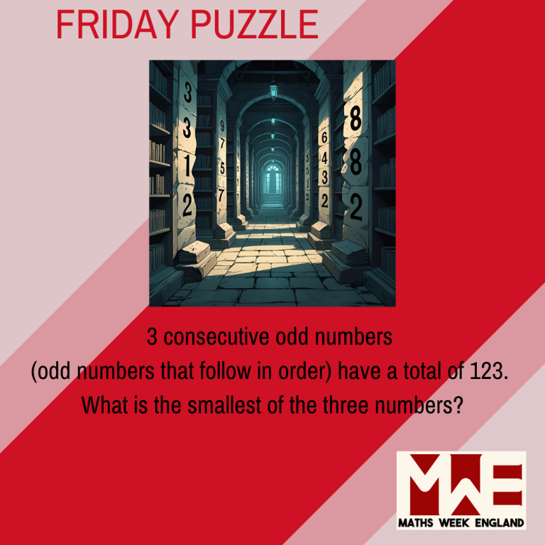 3 consecutive odd numbers (odd numbers that follow in order) have a total of 123. What is the smallest of the three numbers?